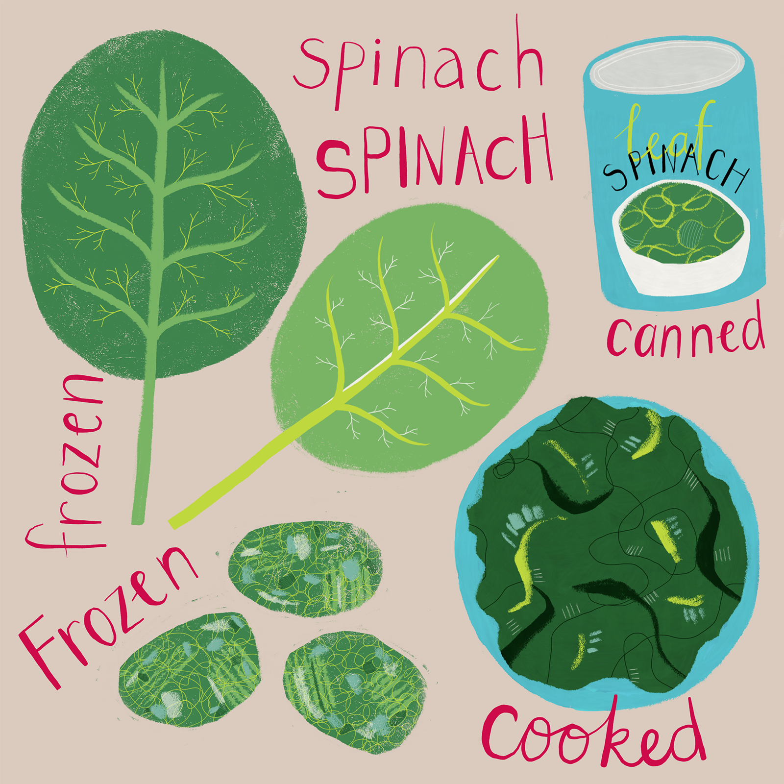 Spinach by Tasha Goddard