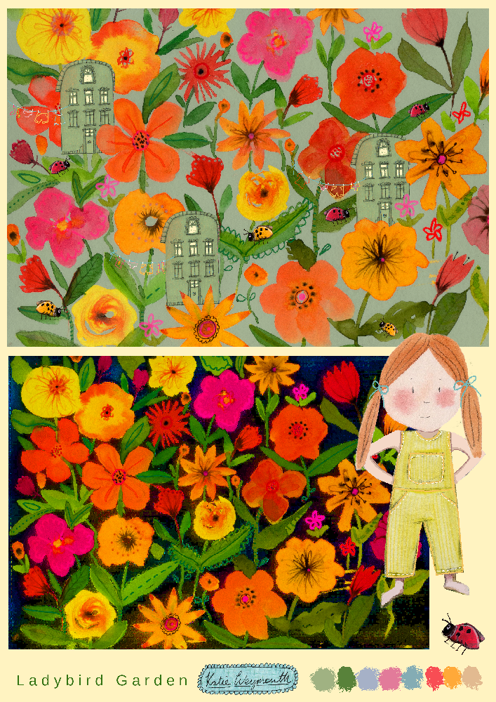 Whimsical garden by Katie Weymouth
