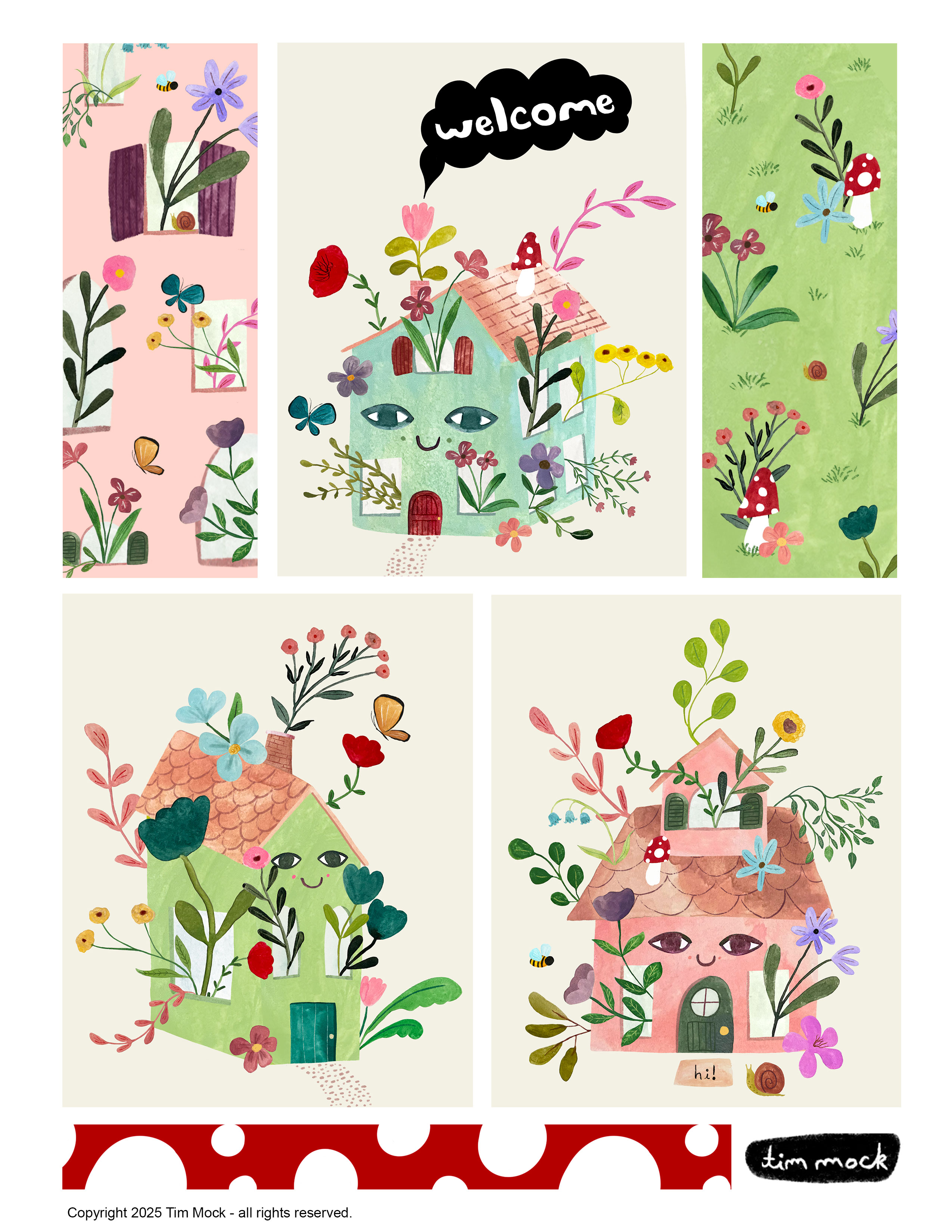 Whimsical Garden by Tim Mock